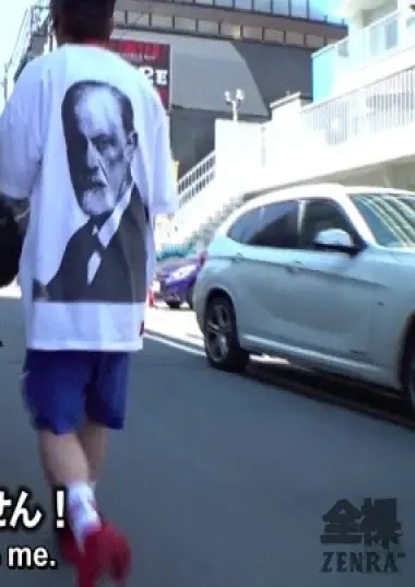 jav staff member in freud shirt approaching married couple